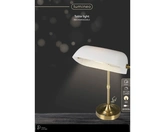 Oplaadbare tafellamp b26h37cm-1L wt/gd - afbeelding 2