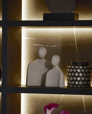 Light & Living Ornament 15x6,5x21,5 cm HEAD sand - afbeelding 4