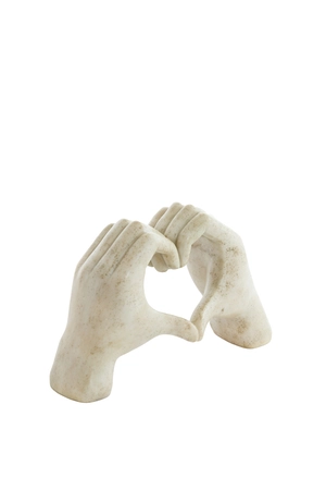 Light & Living Ornament 24,5x9,5x15 cm HANDS taupe grey - afbeelding 2