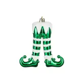Ornament elf groen - l11xb3,5xh13cm