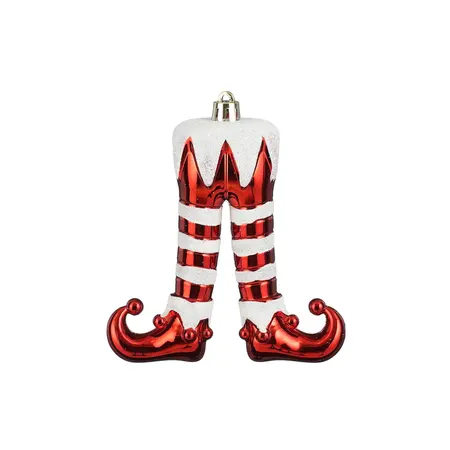 Ornament elf rood - l11xb3,5xh13cm