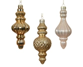 Ornament glas d5.80h13.20cm a3 - afbeelding 1