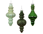 Ornament glas d5.80h13.20cm a3 - afbeelding 1