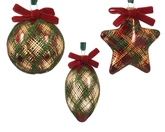 Ornament glas d8cm multi a3 - afbeelding 1