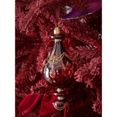 Ornament glas d8h18cm ossenbloed a2 - afbeelding 2