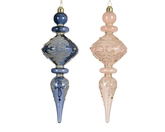 Ornament glas d8h24cm a2 2st - afbeelding 2