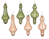 Ornament glas L6b6h14.90cm a6 - afbeelding 1