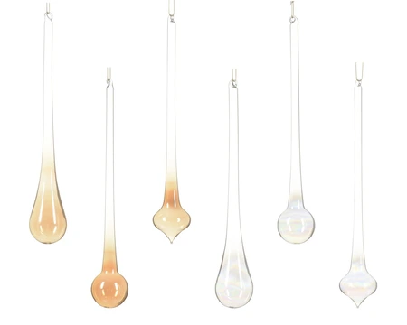 Ornament glas l7b7h30cm a6