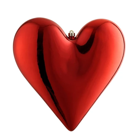 Ornament hart rood - l40xb9xh40cm