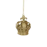 Ornament kroon goud - h12xd9cm