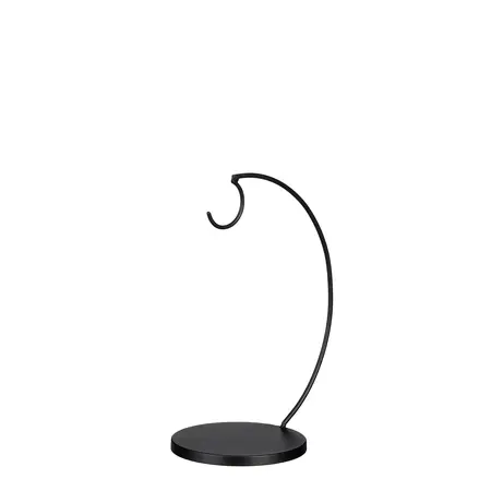 Ornament standaard zwart - l20xb13xh27cm