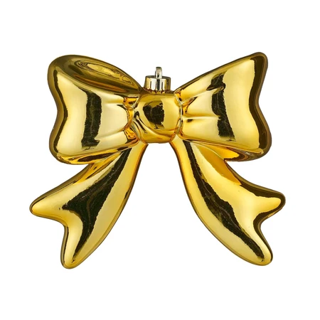 Ornament strik goud - l20xb6xh20cm
