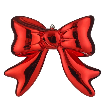 Ornament strik rood - l40xb11,5xh40cm
