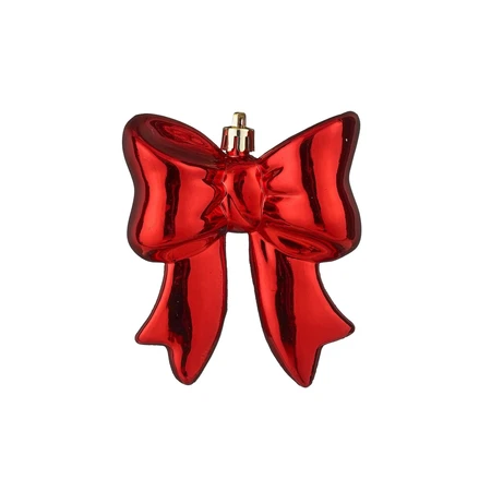 Ornament strik rood - l8,5xb3,5xh10cm