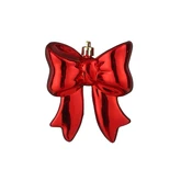 Ornament strik rood - l8,5xb3,5xh10cm