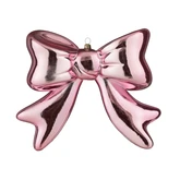 Ornament strik roze - l20xb6xh20cm