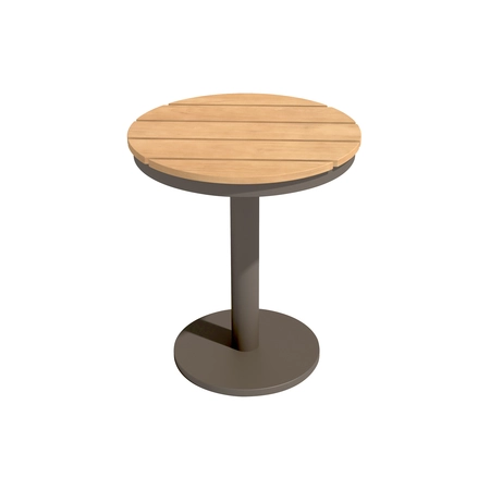 Panama bijzettafel D46xH52cm teak espresso