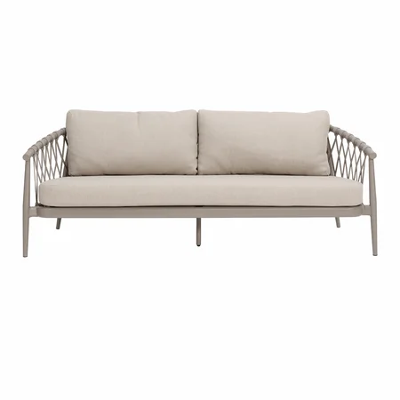 Panama loungebank 2,5 zits espresso - afbeelding 2