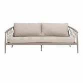 Panama loungebank 2,5 zits espresso - afbeelding 2