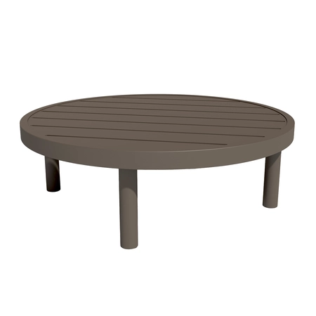 Panama salontafel D90xH30cm aluminium espresso