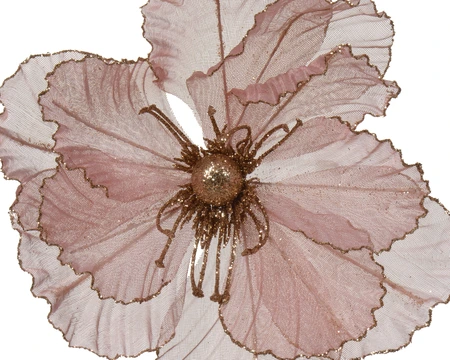 Papaver polyester d27h10cm a3 - afbeelding 2