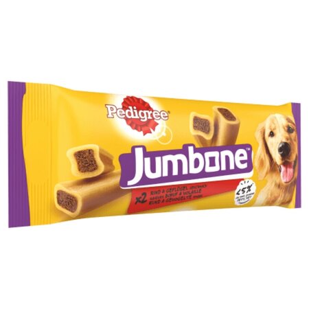 Pedigree jumbone medium rund&gevogelte 180gr