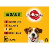 Pedigree pouch adult saus mix sel mp 12x100gr - afbeelding 2