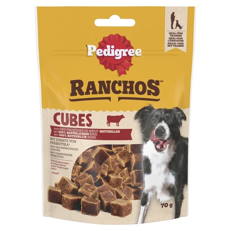 PEDIGREE RANCHOS CUBES RUND 7X70 GR - afbeelding 1