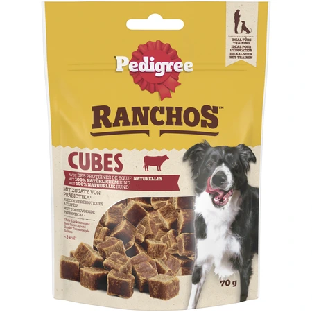 PEDIGREE RANCHOS CUBES RUND 7X70 GR - afbeelding 2