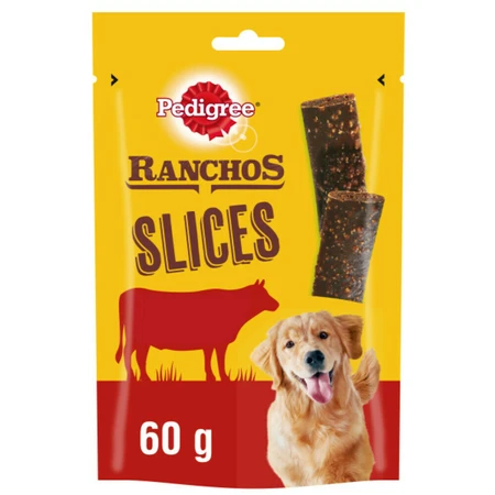Pedigree ranchos slices beef 60gr