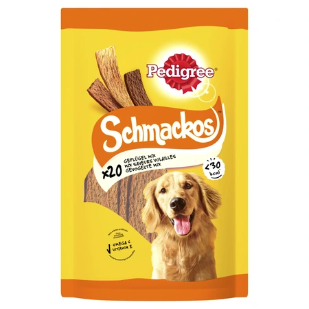 Pedigree schmackos gevogelte 9x144gr
