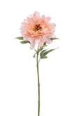 Peony spray peach 58cm