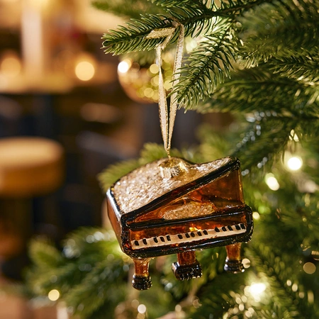 Piano glas L7.7b8h7.6cm bruin - afbeelding 2