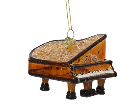 Piano glas L7.7b8h7.6cm bruin - afbeelding 1