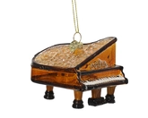 Piano glas L7.7b8h7.6cm bruin - afbeelding 1