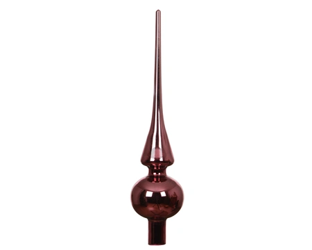 Piek glas d6h26cm donker roze - afbeelding 2