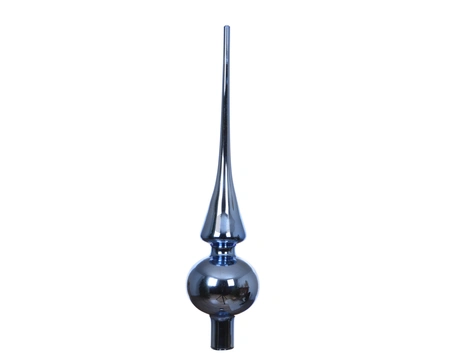 Piek glas d6h26cm ochtend blauw - afbeelding 2