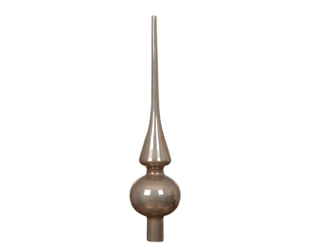 Piek glas d6h26cm Smokey parel - afbeelding 2