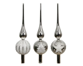 Piek glas d8h31cm zilver a3 - afbeelding 3