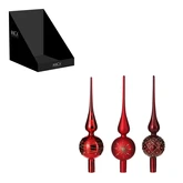 Piek rood 3 assorti display - h31xd8cm