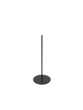 Piekstandaard metaal - D9xH22cm Zwart