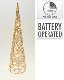Piramide 60cm Met Led Champagn - afbeelding 1
