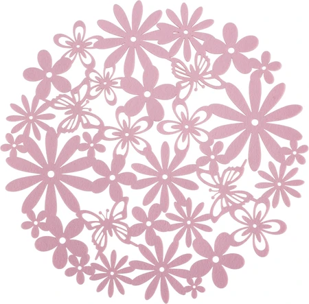 Placemat Bloem D35Cm (1 stuk, div. soorten) - afbeelding 3