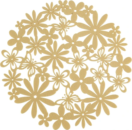 Placemat Bloem D35Cm (1 stuk, div. soorten) - afbeelding 5