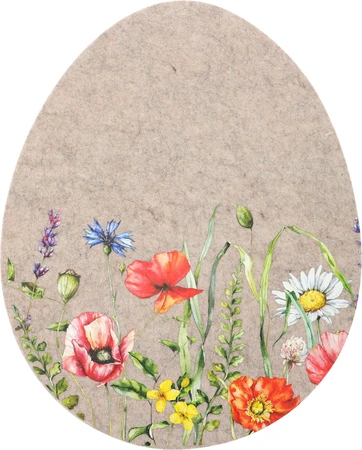 Placemat Ei Vorm Vilt Materiaal - afbeelding 3
