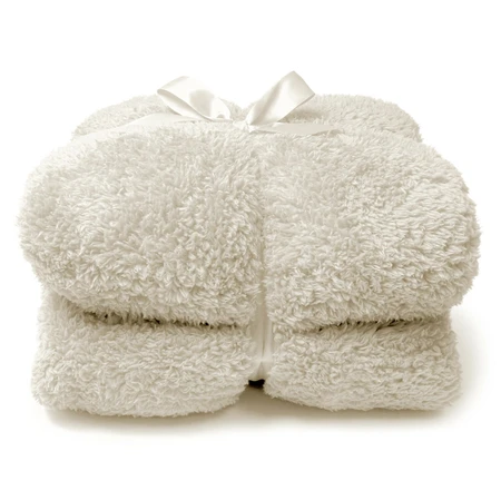Plaid Teddy 150x200cm dove white