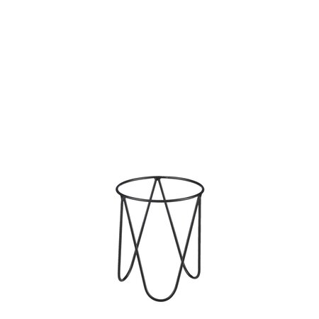 Plantenstandaard zwart - h15,5xd13cm