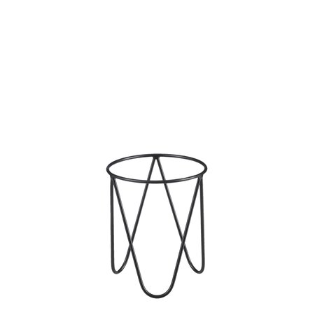 Plantenstandaard zwart - h18xd15cm