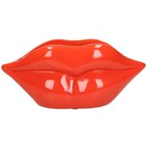 Planter Lips Polyresin Red 28x10x12.5cm - afbeelding 1