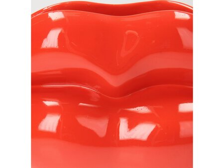 Planter Lips Polyresin Red 37.3x14.2x17cm - afbeelding 4